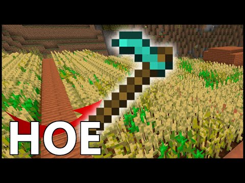 How To Use A HOE In Minecraft