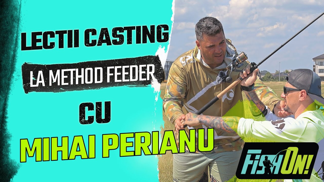 Cum sa lansezi corect cu Mihai Perianu. Lectii casting pentru method feeder.