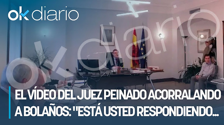 El vídeo del juez Peinado acorralando a Bolaños: "Está usted respondiendo con titubeos"