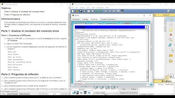 11 3 3 4 Packet Tracer   Using Show Commands