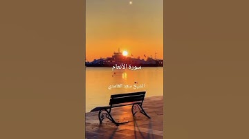 من سورة الأنعام الشيخ سعد الغامدي #القرآن_الكريم #أدعية_مستجابة #راحة_نفسية #viralvideo #cupcut #due