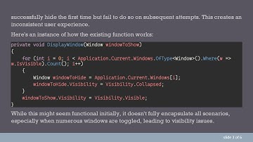 Resolving the Challenge of WPF Show/Hide Multiple Windows