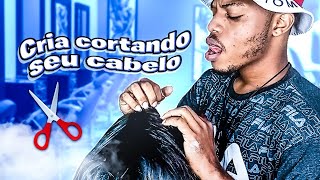Asmr Cortando O Cabelo Do Cria