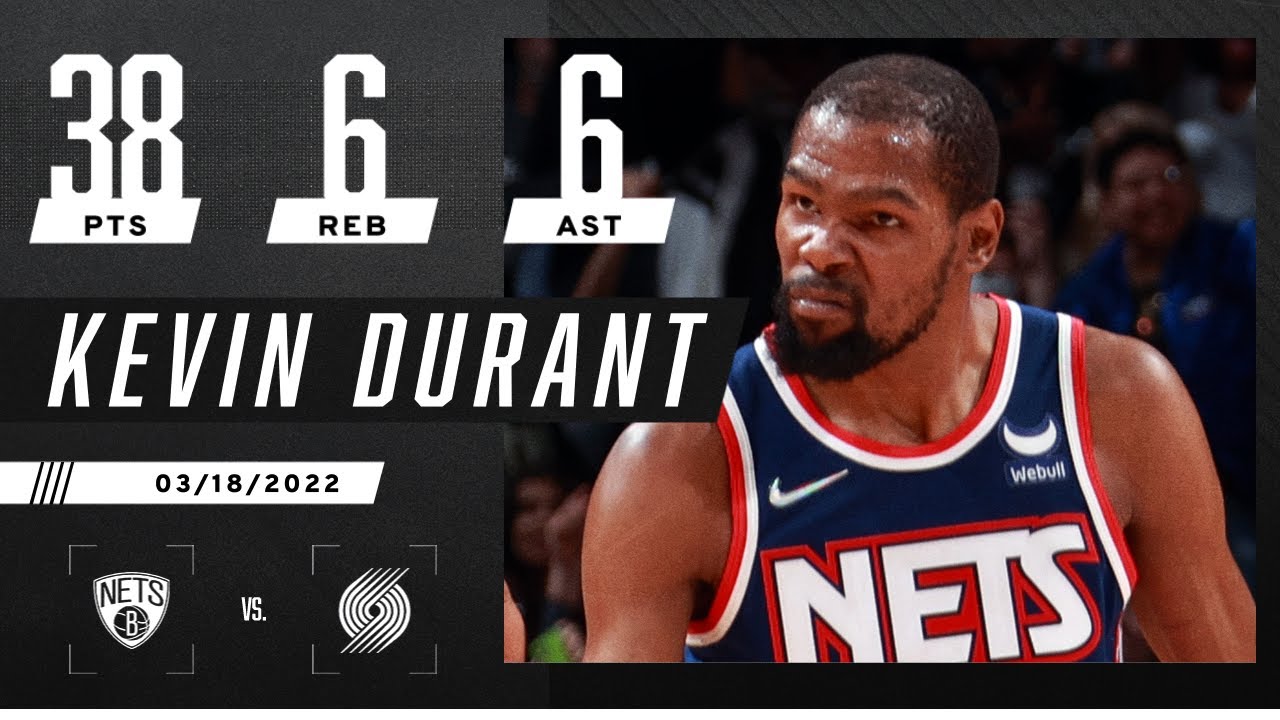 Kevin Durant leads Nets comeback with 38 PTS, 6 REB & 6 AST in 126-121 W - ESPN