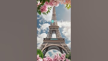Did You Know the Eiffel Tower Grows in Summer? #eiffeltower #viral  #shorts #funfacts #trending