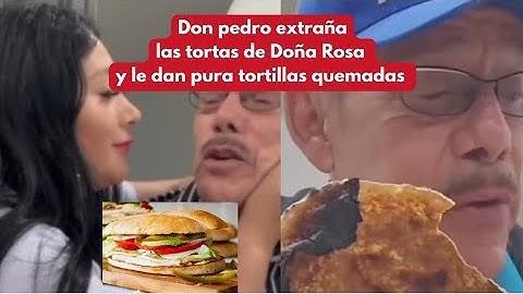 Don  Pedro Extraña las tortas de Doña Rosa y a Nataly no le parece eso #donpedrorivera #losrivera