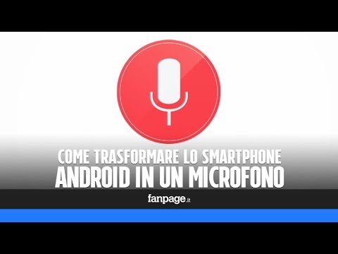 Utilizzare uno smartphone Android come microfono per Mac o Windows