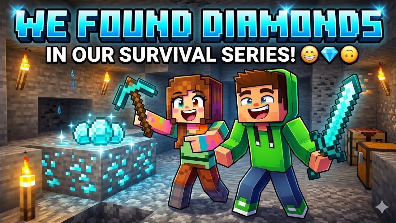 We found diamonds in our survival series 😁🙃😁 - YouTube