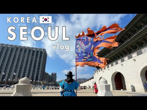 【Seoul Trip】好きなことだけする❗️大人女子ソウル旅🇰🇷｜誕生日の景福宮散歩とおしゃれな塩パンカフェ🥐｜韓国スタバでお買い物☕️、熱々♨️参鶏湯とほっこり江南餃子