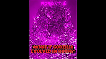 WHAT IF EVOLVED GODZILLA WAS IN KOTM? #shorts #fyp #godzilla #monsterverse