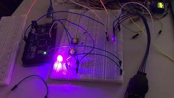 Using joystick to control the rgb led