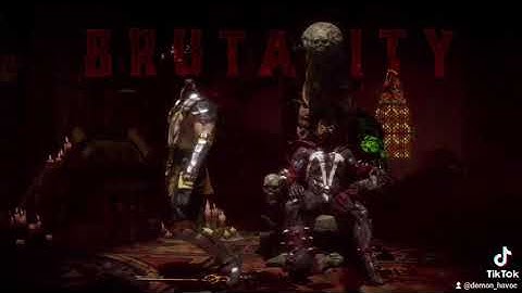 MK11 Spawn Vs Scorpion Brutality