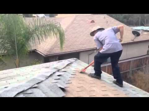 First Step In Roof Replacement Tear Off You
