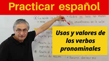 ¿Qué es un verbo pronominal y ejemplos?