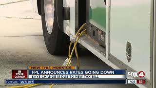 FPL announces rates are going down