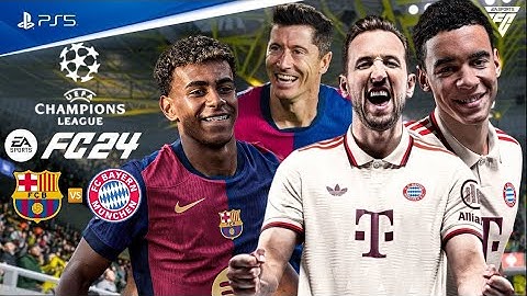 FC 24 | Barcelona vs Bayern Munich | Champions League 2024 Full Match ft. Yamal, Kane | PS5™ [4K60]