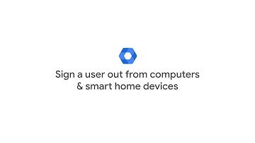 Sign a user out from computers & smart home devices