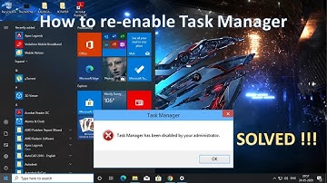 How to Re-enable Task Manager in Windows - 10