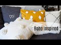 DIY THROW PILLOWS / No Sew / Simple + Affordable! | Samantha Scarfo