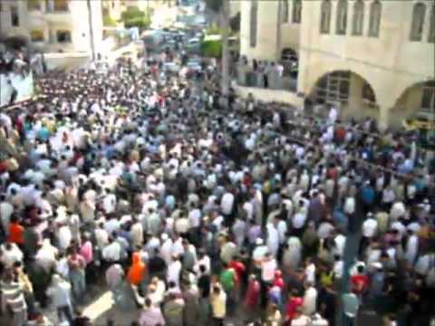 تشييع الشهيد محمد السيد عيسى إدلب ج2 15 7 2011