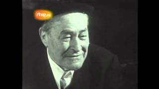 Josep Pla, l' entrevista amb Carles Sentis a Giravolt TVE 1974 i escenes de la vida quotidiana