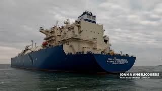 Handling the LNG tanker safe berthing | MV John A.Angelicoussis