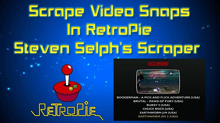 How To Scrape Videos In RetroPie Using Steven Selp...