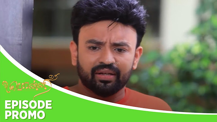 Ponni | Episode Promo 2 | 27th July 2024