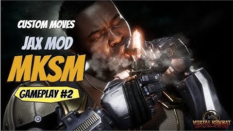 Mortal Kombat Shaolin Monks - Jax Gameplay #2  (customized moves) --MKSM MOD