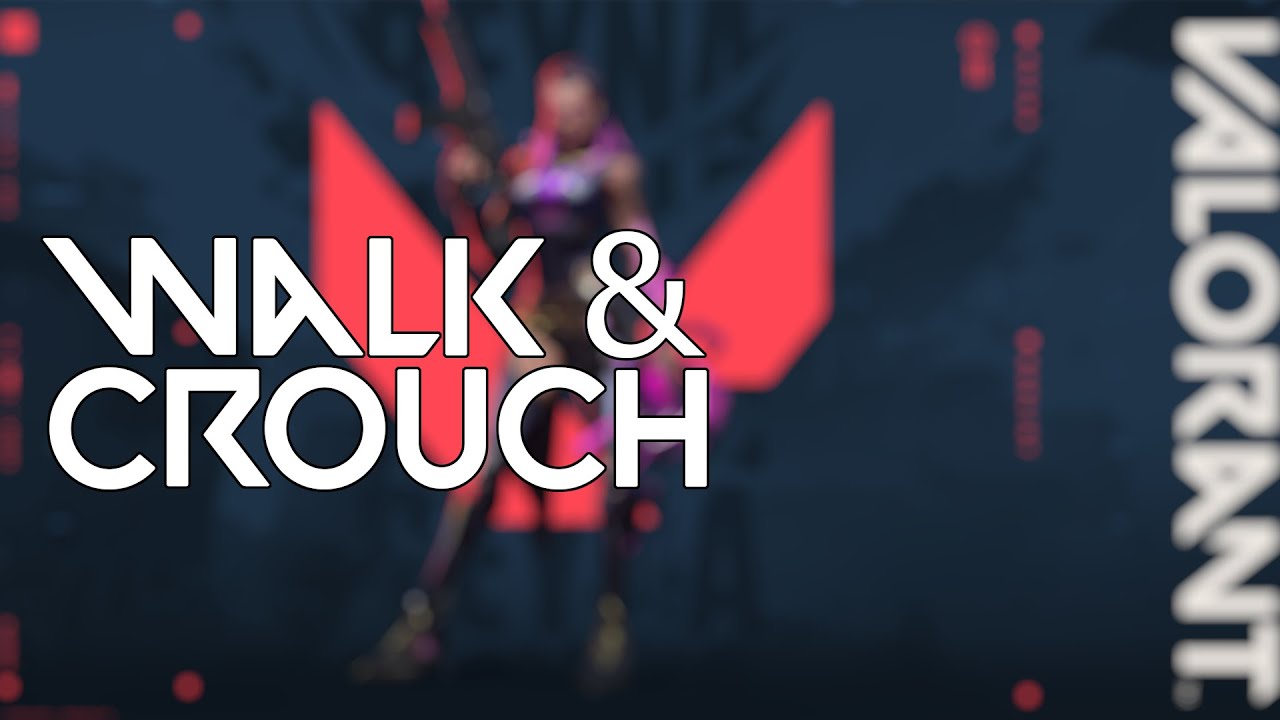 How to WALK & CROUCH in Valorant Move SLOWLY and more QUIET
