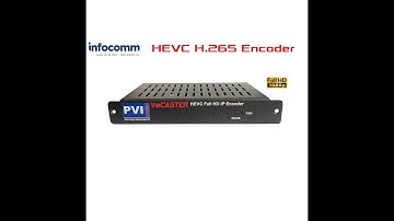 iNFOCOMM 2017 VeCASTER HEVC H.265 & H.264 HDMI HD Encoder for Direct to Internet Streaming by PVI