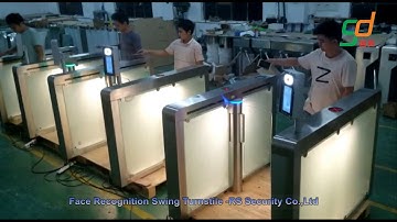 Servo Motor Swing Barrier,Swing Turnstiles,Slimgates Video-RS Security Co.,Ltd