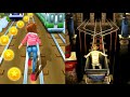 Subway Princess Runner VS Rail Rush Gameplay IOS Android