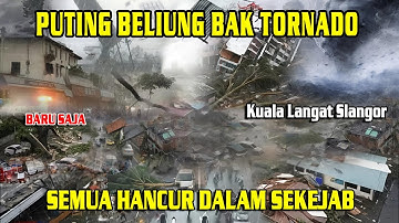 PUTING BELIUNG MENGGANAS DI SELANGOR | 15 - 10 - 2025 SIJANGKANG LUMPUH DILANDA ANGIN BAK TORNADO !