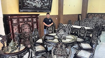 9/12/2025  Báo giá đồ xưa,Bàn tròn  trụ chạm rồng ,Tủ thờ miền tây, Chò trái cây cổ, Tủ để rượu xưa