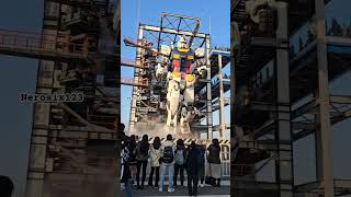 Moving Giant Gundam - The Gundam Factory, Yokohama #gundam #japan #yokohama #movinggundam