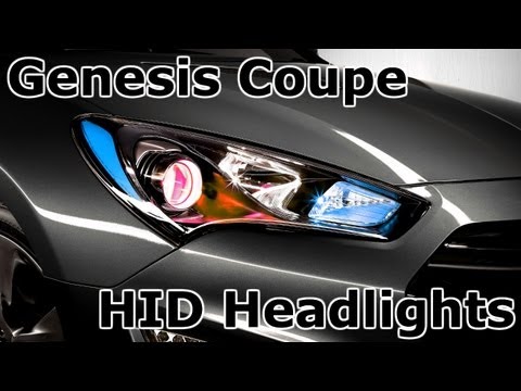 Hyundai Genesis Coupe HID Headlights Fog Lights