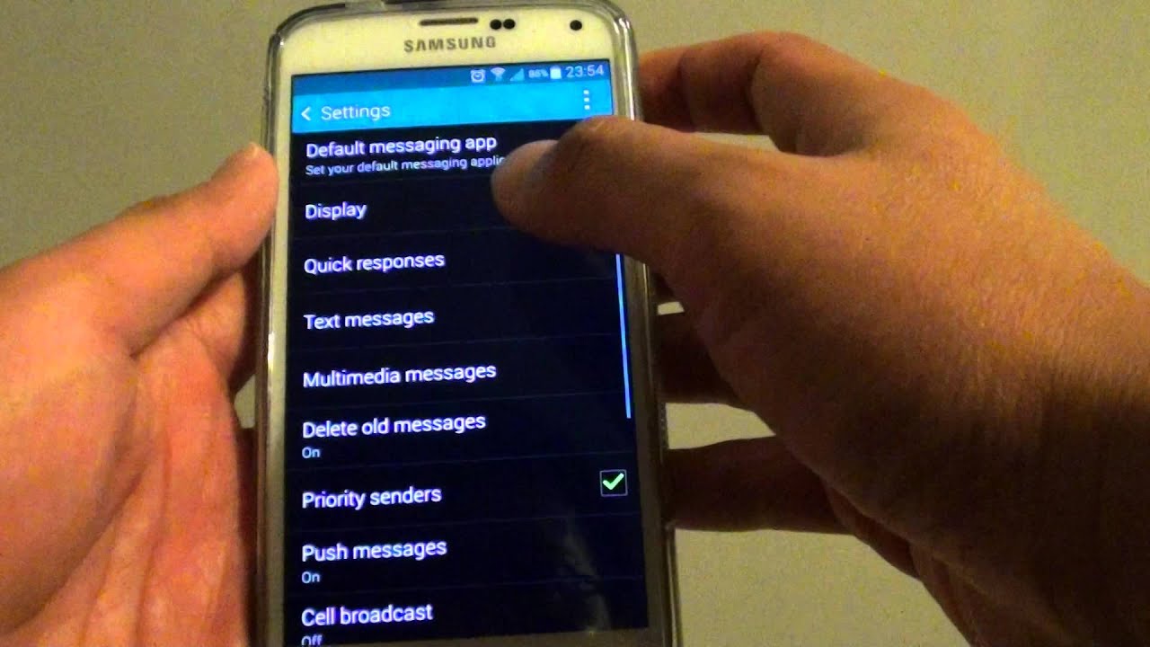 Samsung Galaxy S5 How To Change Text Messaging Bubble Style YouTube Samsung Galaxy S5 How To Change Text Messaging Bubble Style YouTube