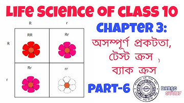 Incomplete Dominant,Test Cross,Back Cross || Chapter-3 || Part-6 || Class 10 Life Science