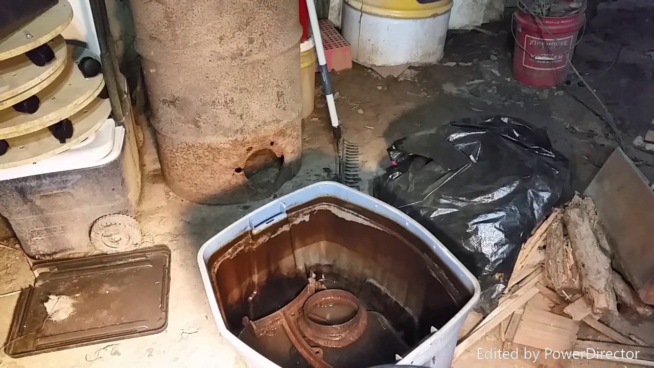 Cleaning The Old BARREL STOVE Parts YouTube