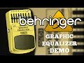 Behringer EQ700 Graphic Equalizer Demo