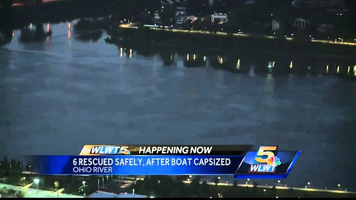 6 rescued after boat capsized on Ohio River