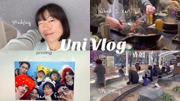 KAIST uni vlog 🎧📝 what I eat in a week, studying, dorm life, new friends & travelling✨