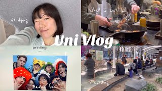 Uni vlog  what I eat in a week, studying, dorm life, new friends & travelling✨