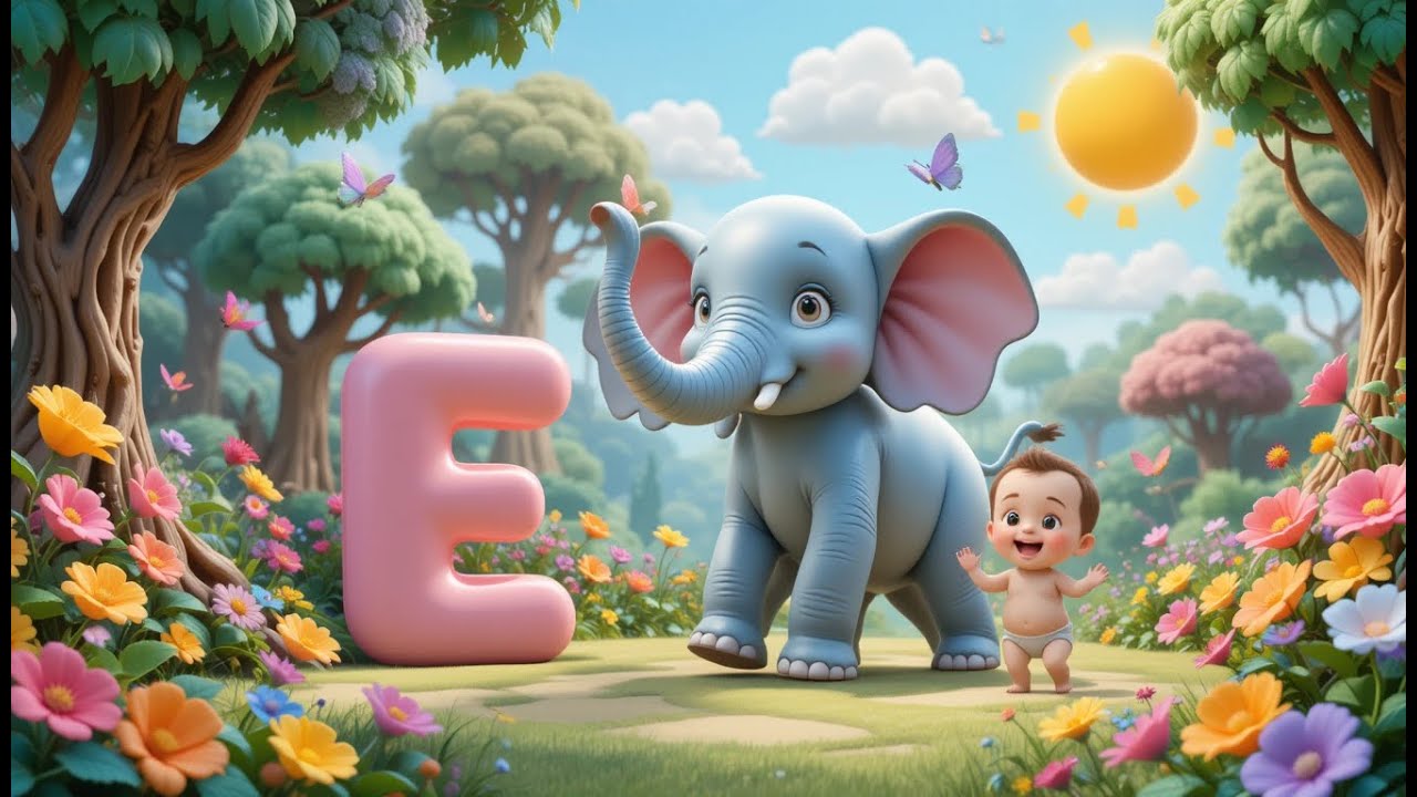 Elephant Counting Song | Learn Numbers with Cute Elephants for Kids ...