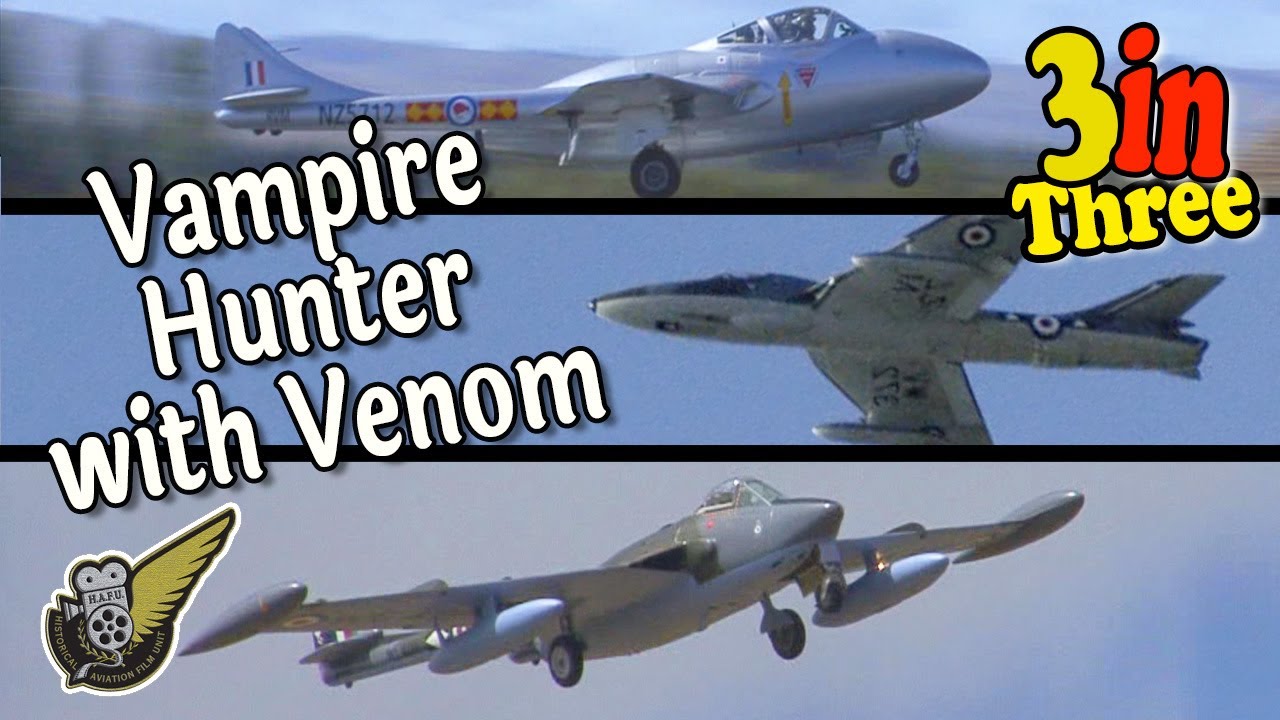 Three Early Generation British Jet Fighters YouTube