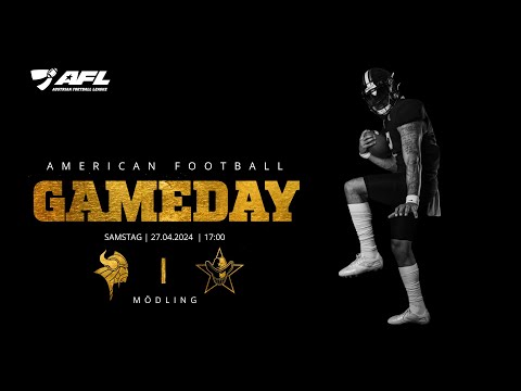 LIVESTREAM - AFL WEEK 5 - Vienna VIKINGS at Mödling RANGERS