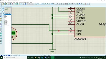 วิธีเปลี่ยนสัญญาณ Analog เป็น Digital โดยใช้ ADC0804 IC (ใน Proteus)