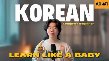 Learn Korean Like a Baby | A0 #1 Basic Expressions (Comprehensible Input)