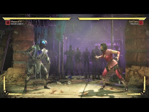 Noob Saibot vs Mileena (Hardest AI) - Mortal Kombat 11